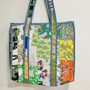 BRAND NEW The Essential Handmade Cotton Quilted Tote Bag